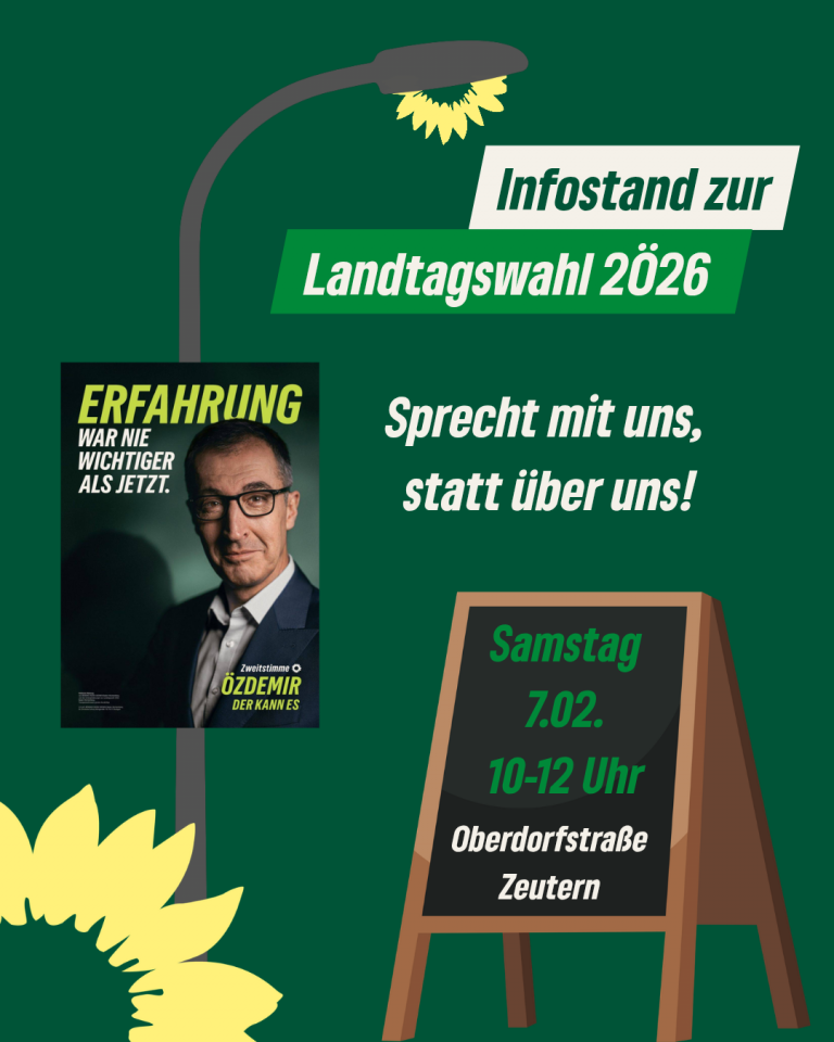 Infostand in Zeutern zur LTW 2026
