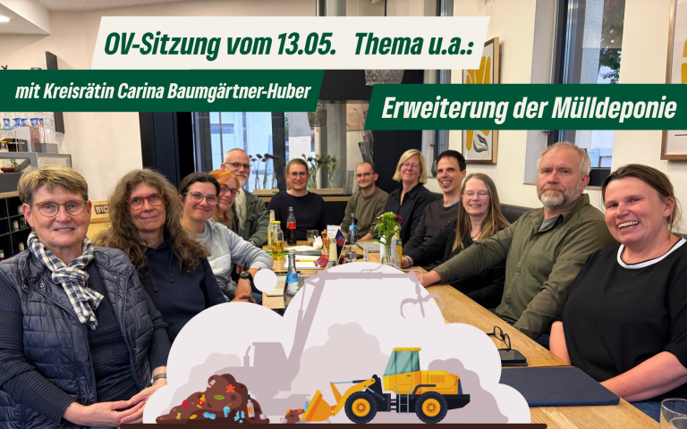 OV-Sitzung im Mai mit Kreisrätin Carina Baumgärtner-Hubner