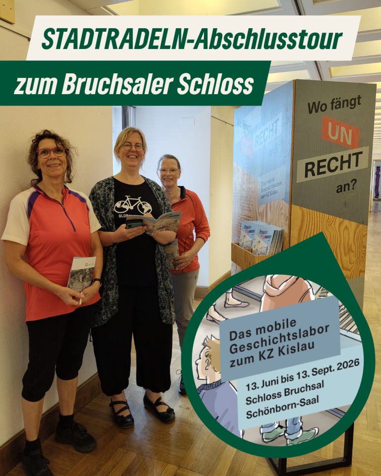 „Wo fängt Unrecht an?“ – STADTRADELN Abschlusstour